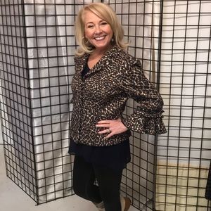 W by Worth Animal Print Jacket